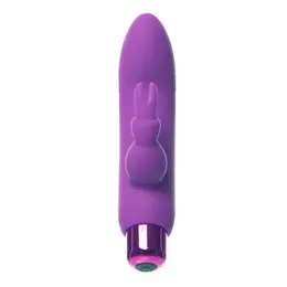 PowerBullet Alice’s Bunny Purple - Compact Dual-Function Vibrating Device