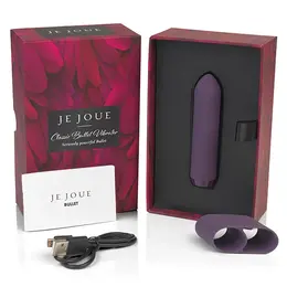 Je Joue Classic Bullet Mini Vibrator Soft Silicone Rechargeable Black