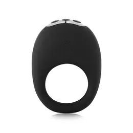 Je Joue Mio Black Silicone Rechargeable Intimate Ring Vibrator