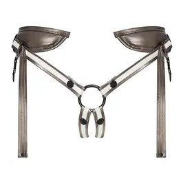 Strap-On-Me Desirous Adjustable Leatherette Harness - Padded Comfort Fit