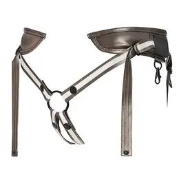 Strap-On-Me Desirous Adjustable Leatherette Harness - Padded Comfort Fit