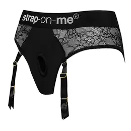 Strap-On-Me Diva XXL Intimate Lingerie Harness with Adjustable Garters