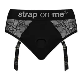 Strap-On-Me Diva S Harness Lingerie - Lace & Microfiber, Adjustable Fit