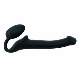 Strap-On-Me Bendable System Black L - Flexible Silicone Strapless Model