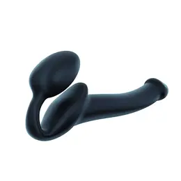 Strap-On-Me Bendable System Black L - Flexible Silicone Strapless Model