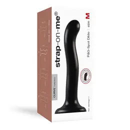 Strap-On-Me P&G Spot Intimate Silicone Device Black M 18cm