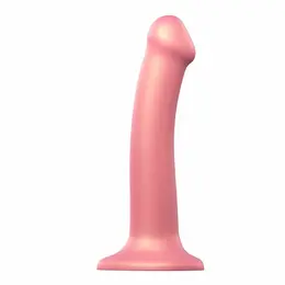 Strap-On-Me Mono Density Intimate Device Old Rose, 18cm, Silicone