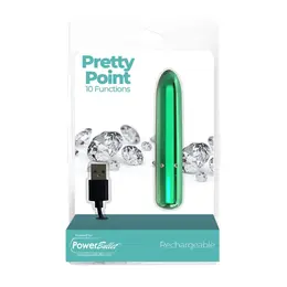 PowerBullet Pretty Point Teal - Compact Precision Vibrating Device