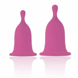 RS Femcare Cherry Cup Menstrual Cup Set S/M with Storage Bag