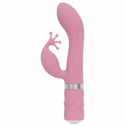 Pillow Talk Kinky Pink Dual Motor Rechargeable Silicone Device