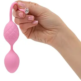 Pillow Talk Frisky Pink Kegel Exercise Balls Silicone 203mm