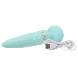 Pillow Talk Sultry Teal Rotating & Warming Intimate Wellness Device