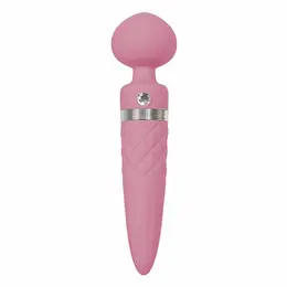 Pillow Talk Sultry Pink Rotating Intimate Device with Warming Feature