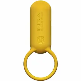 Tenga SVR Smart Vibe Ring Canyon Yellow - Rechargeable Silicone Model