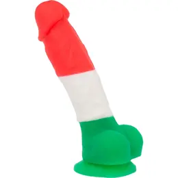Addiction Leonardo 18 cm Multi-Color Silicone Model with Suction Base