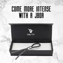 Velv'Or JBoa 304 Adjustable Intimate Ring Black & Silver 13cm
