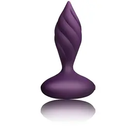 Rocks-Off Petite Sensations Desire Remote Plug Purple Silicone