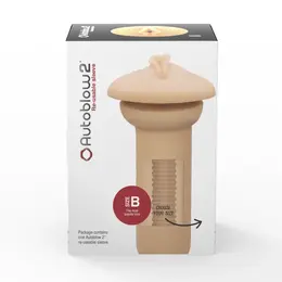Autoblow 2 Plus XT Sleeve B - Anatomical Insert, Size B (10-14 cm Girth)