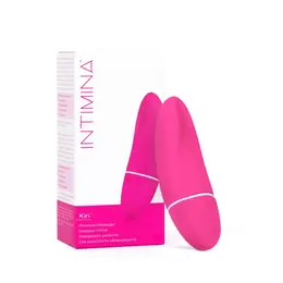 Intimina Kiri Compact Personal Massager, Waterproof, 6 Modes, Pink