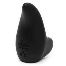 Fifty Shades of Grey Sensation Rechargeable Finger Vibrator Black