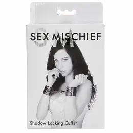 Sportsheets Shadow Locking Cuffs Adjustable Restraint 25cm Black