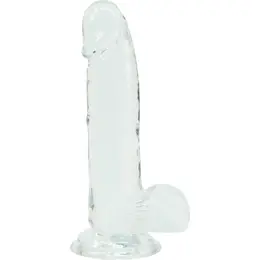 Addiction Crystal Addiction Clear 20 cm Flexible Intimate Model TPE