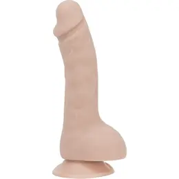 Addiction Brad 19 cm Anatomical Model with Suction Cup Beige Silicone
