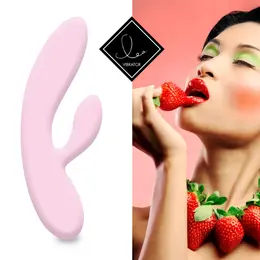 FeelzToys Lea Strawberry Dual-Motor Silicone Intimate Device 202mm