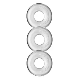Oxballs Ringer Do-Nut 1 Set of 3 Flexible Rings Clear