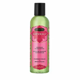 Kama Sutra Naturals Massage Oil Strawberry 59ml - Nourishing Formula