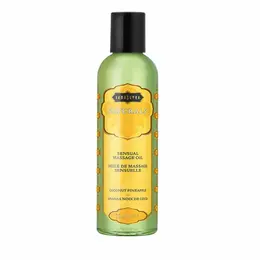 Kama Sutra Naturals Massage Oil Coconut Pineapple 59ml - Nourishing Blend