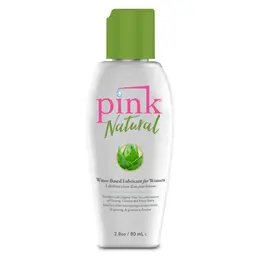 PINK Natural Water-Based Lubricant 80ml - Aloe Vera & Botanical Formula