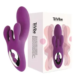 FeelzToys TriVibe Purple Multi-Motor Intimate Massager 169mm
