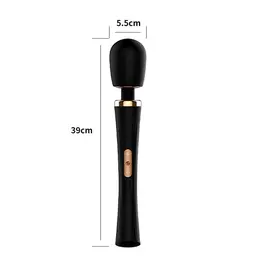 Nomi Tang Power Wand Black - Cordless Silicone Massager, 5 Modes