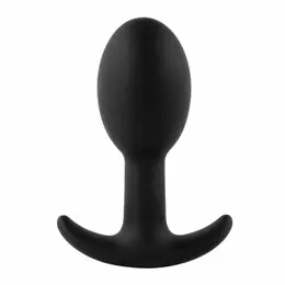 FeelzToys Plugz Black No. 3 Silicone Anal Plug 9 cm Ergonomic Design