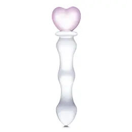 Glas Sweetheart Intimate Glass Model with Heart Handle 20.3 cm Pink