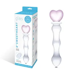 Glas Sweetheart Intimate Glass Model with Heart Handle 20.3 cm Pink