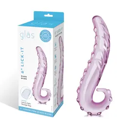 Glas Lick It Textured Curved Glass Stimulator 15.2 cm