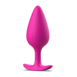 B Swish bfilled Basic Plus Intimate Silicone Plug Magenta 10cm