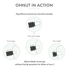 Ohnut Wider Soft Buffer Rings 4-Pack Sage - Adjustable Comfort System
