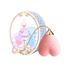ZALO Baby Heart Pink - App-Controlled Silicone Body Massager Strawberry