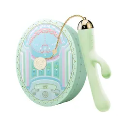 ZALO Ichigo Melon Green - Dual Motor, App-Controlled, Gold-Accented Device