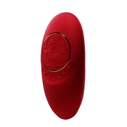 ZALO Jeanne Intimate Wellness Device Bright Red Bluetooth App 95mm
