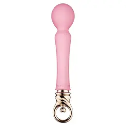 ZALO Confidence Fairy Pink - Heated Flexible Vibrator, Swarovski, USB