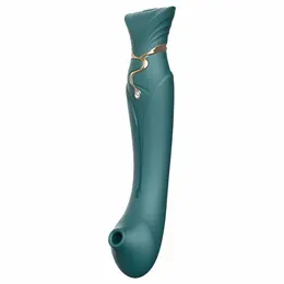 ZALO Queen Set Jewel Green - PulseWave, Heated, App-Controlled, Swarovski