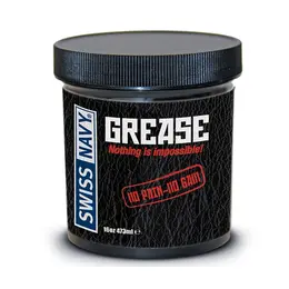 Swiss Navy Grease Oil-Based Lubricant 473ml - Long-Lasting Formula