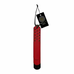 Sportsheets Saffron Layer Paddle Vegan Leather Impact Tool Black