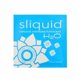 Sliquid Naturals H2O Water-Based Lubricant 5 ml Sample Pack