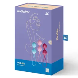 Satisfyer V Balls Training Set - Pelvic Floor Exercise System, Pink