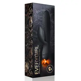 Rocks-Off Every Girl Black Dual Motor Silicone Intimate Device